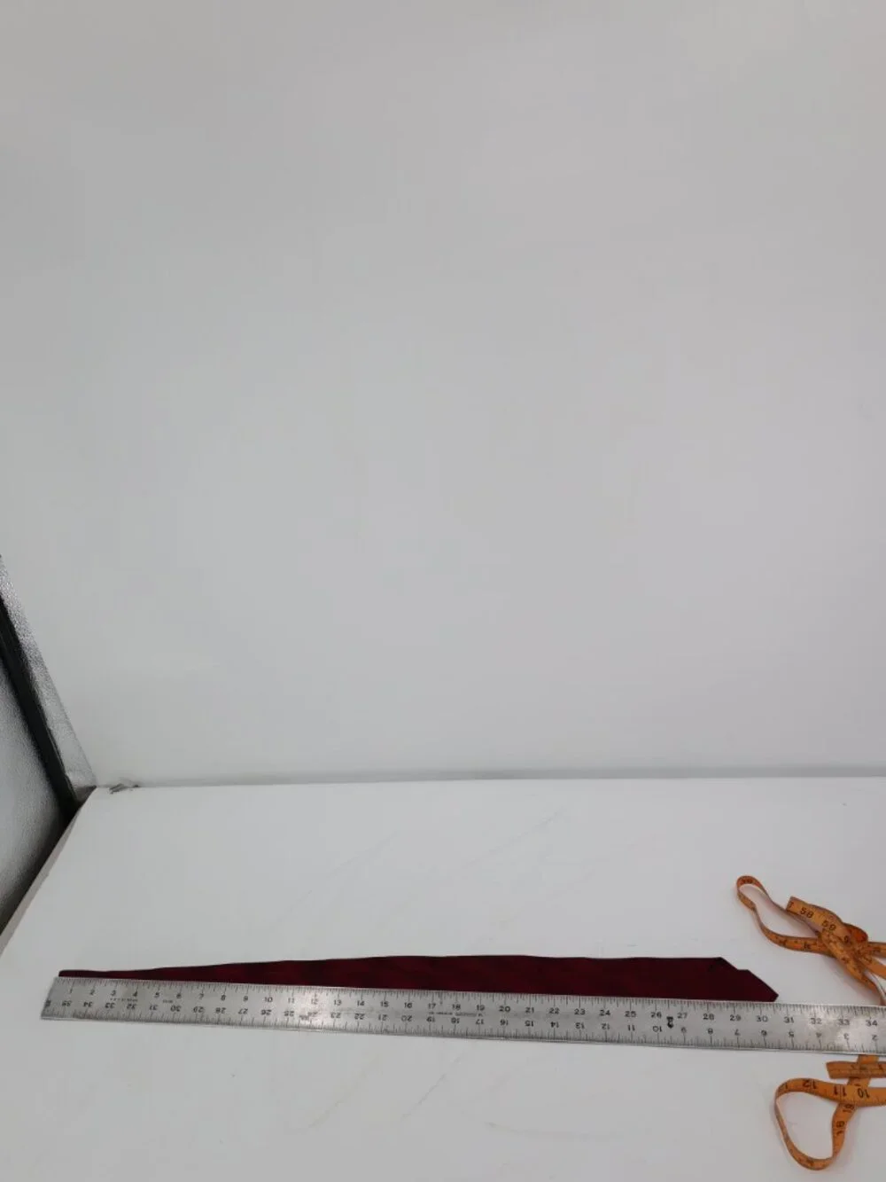 Brioni Tie Men's w3.5 L62 Silk Necktie Striped Hand Made in Italy Burgundy